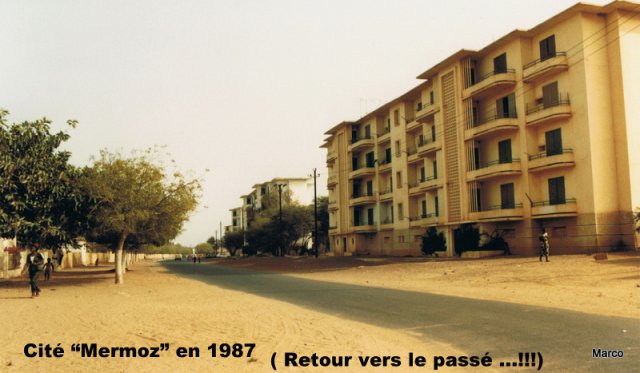 La cité Mermoz à Dakar en 1987